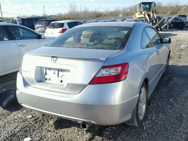 2HGFG12847H504749 - 2007 HONDA CIVIC EX SILVER photo 4