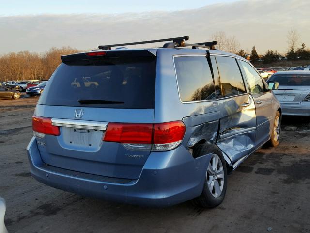 5FNRL38988B104929 - 2008 HONDA ODYSSEY TO BLUE photo 4