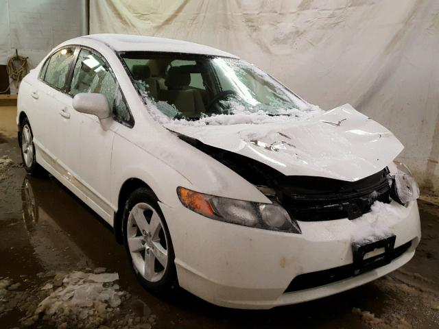 1HGFA16828L086871 - 2008 HONDA CIVIC EX თეთრი ფოტო 1