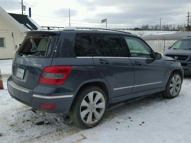 WDCGG8HB1AF371031 - 2010 MERCEDES-BENZ GLK 350 4M GRAY photo 4