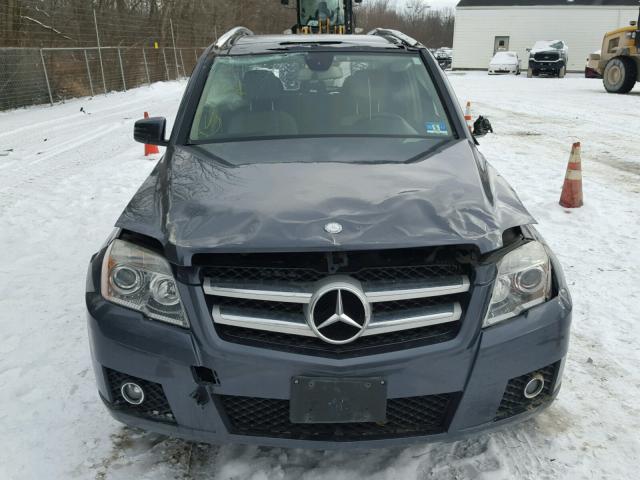 WDCGG8HB1AF371031 - 2010 MERCEDES-BENZ GLK 350 4M GRAY photo 9