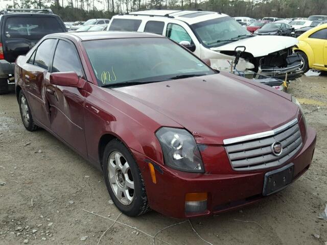 1G6DM57N830155259 - 2003 CADILLAC CTS MAROON photo 1