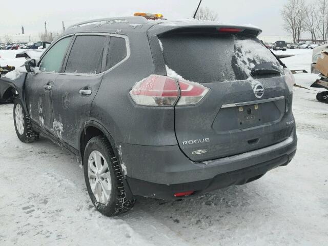 5N1AT2MV8GC753003 - 2016 NISSAN ROGUE S GRAY photo 3