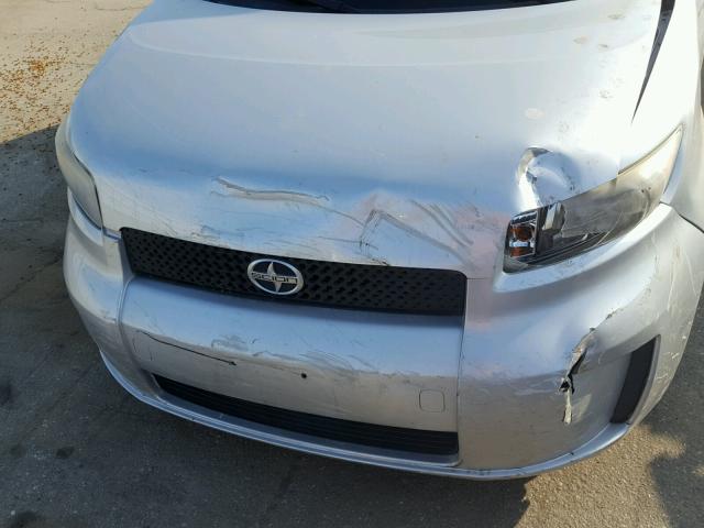 JTLZE4FE0A1098899 - 2010 TOYOTA SCION XB 银色 照片 9