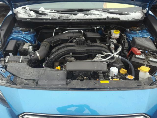 4S3GTAA63H3716111 - 2017 SUBARU IMPREZA BLUE photo 7