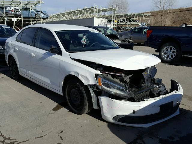 3VW2K7AJ0EM226009 - 2014 VOLKSWAGEN JETTA BASE თეთრი ფოტო 1