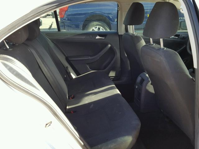 3VW2K7AJ0EM226009 - 2014 VOLKSWAGEN JETTA BASE თეთრი ფოტო 6