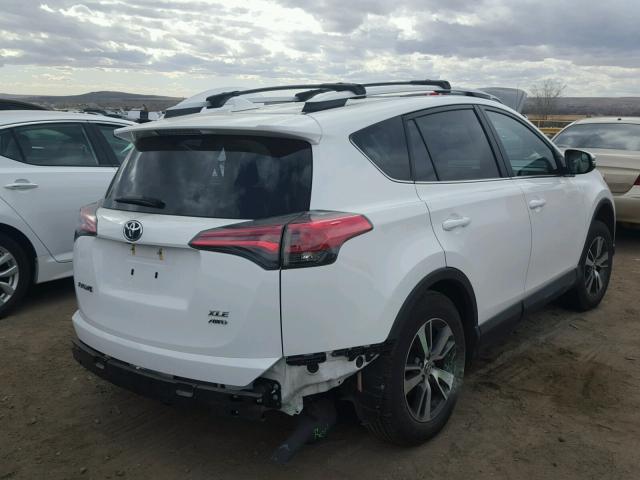 2T3RFREV1GW462250 - 2016 TOYOTA RAV4 XLE WHITE photo 4