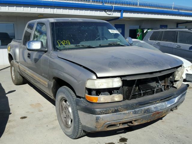 2GCEK19T4Y1395707 - 2000 CHEVROLET SILVERADO GRAY photo 1