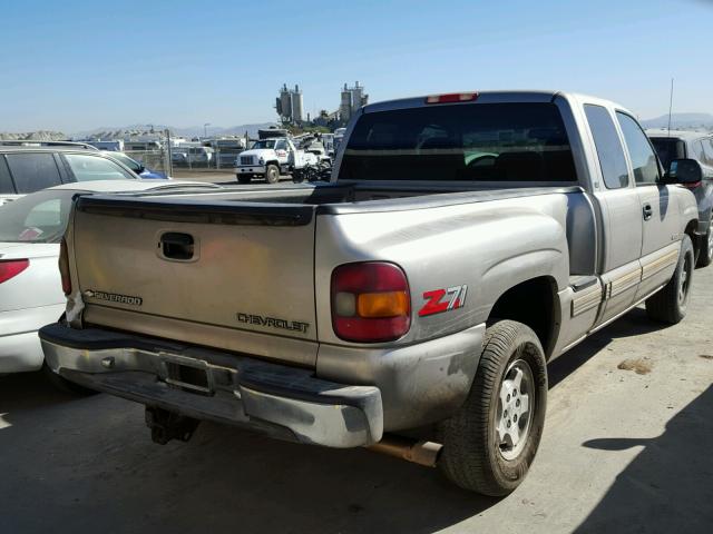 2GCEK19T4Y1395707 - 2000 CHEVROLET SILVERADO GRAY photo 4