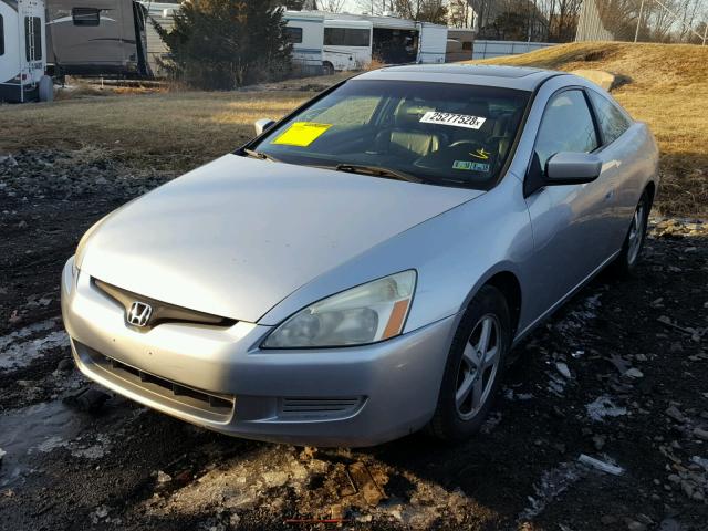 1HGCM72643A016861 - 2003 HONDA ACCORD EX SILVER photo 2