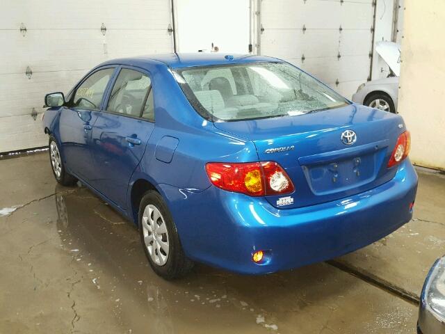 JTDBL40E59J044330 - 2009 TOYOTA COROLLA BA BLUE photo 3