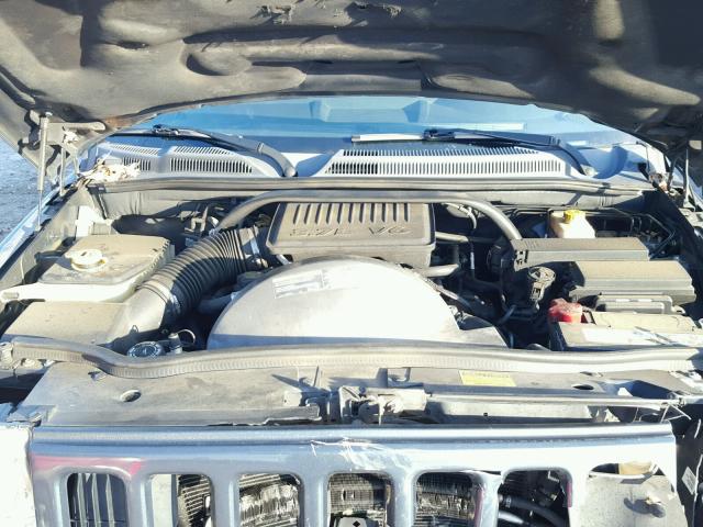 1J8HH48KX6C349238 - 2006 JEEP COMMANDER BLUE photo 7