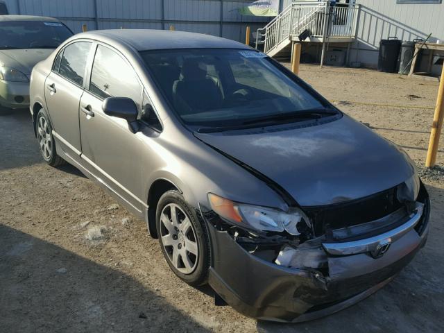 JHMFA16576S001545 - 2006 HONDA CIVIC LX GRAY photo 1