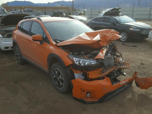 JF2GTADC9JH201691 - 2018 SUBARU CROSSTREK ORANGE photo 1