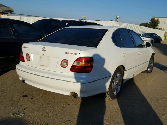 JT8BD68S9Y0086134 - 2000 LEXUS GS 300 WHITE photo 4