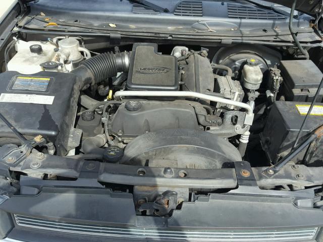 1GNES16S846130245 - 2004 CHEVROLET TRAILBLAZE BLACK photo 7