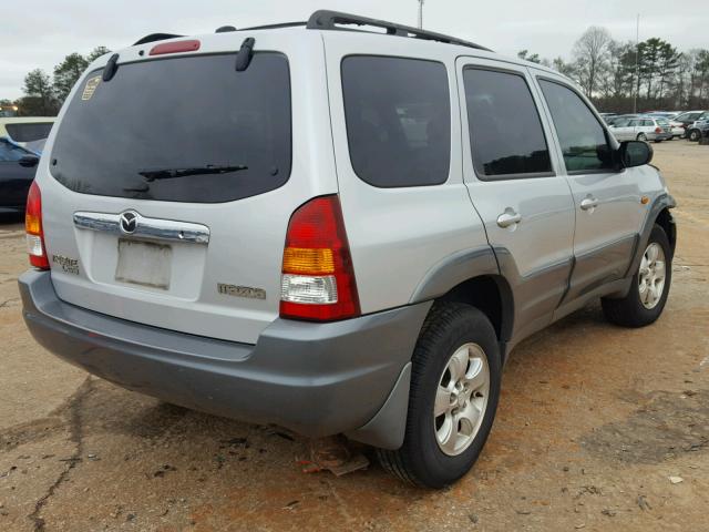 4F2YU09181KM22252 - 2001 MAZDA TRIBUTE LX SILVER photo 4