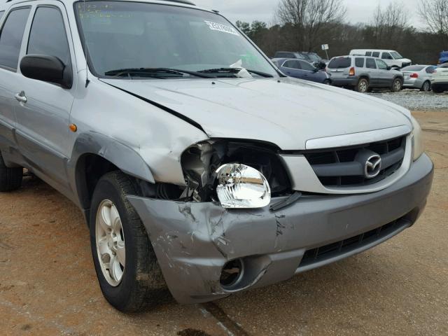 4F2YU09181KM22252 - 2001 MAZDA TRIBUTE LX SILVER photo 9