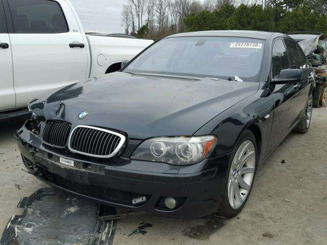 WBAHN83526DT39755 - 2006 BMW 750 LI BLACK photo 2