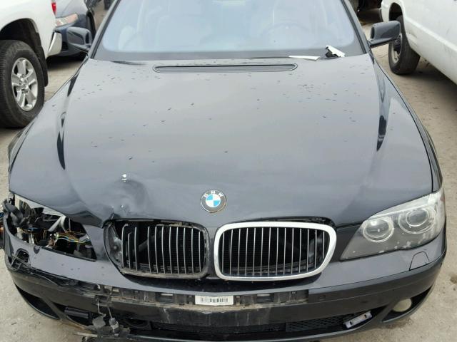 WBAHN83526DT39755 - 2006 BMW 750 LI BLACK photo 7