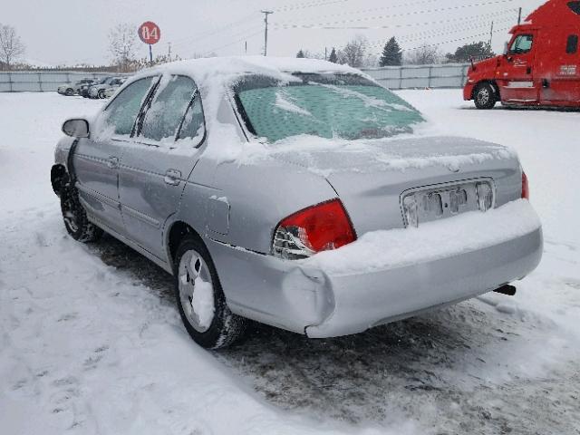 3N1CB51DX6L450789 - 2006 NISSAN SENTRA 1.8 SILVER photo 3