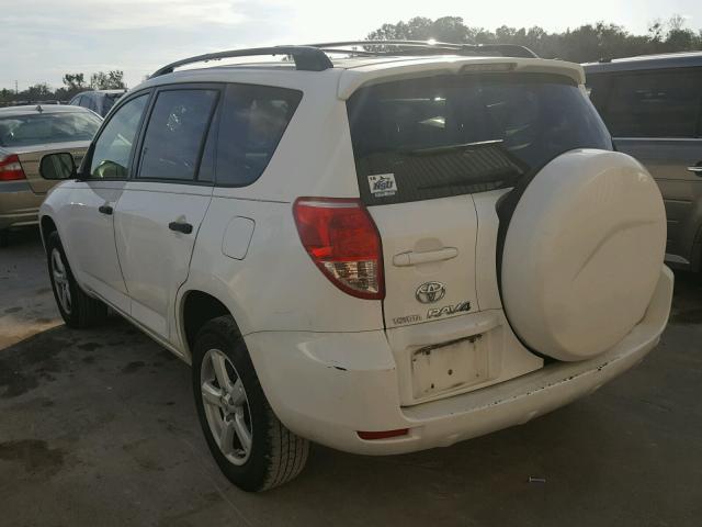 JTMZD35V185091702 - 2008 TOYOTA RAV4 WHITE photo 3