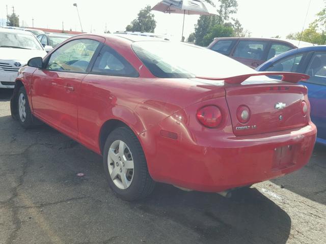 1G1AK18F187299376 - 2008 CHEVROLET COBALT LS RED photo 3