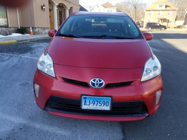 JTDKN3DU4D1727229 - 2013 TOYOTA PRIUS RED photo 7