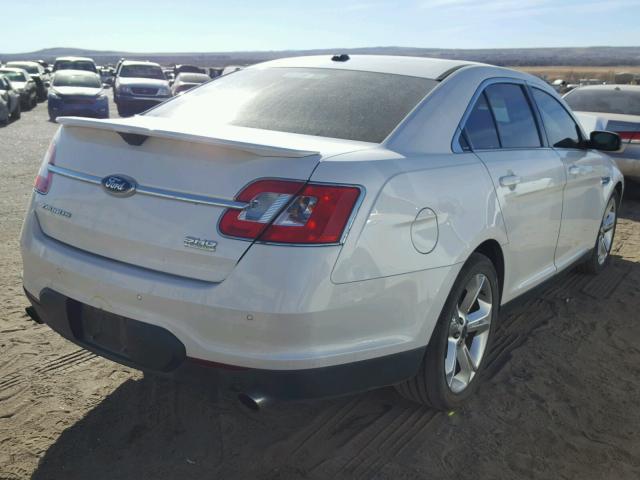 1FAHP2KT8BG125846 - 2011 FORD TAURUS SHO WHITE photo 4