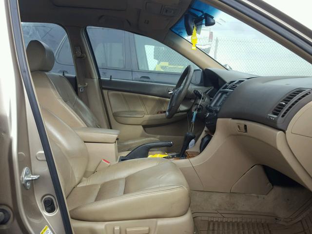 1HGCM66875A018015 - 2005 HONDA ACCORD EX GOLD photo 5