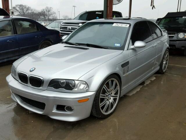 WBSBL93433JR19940 - 2003 BMW M3 SILVER photo 2