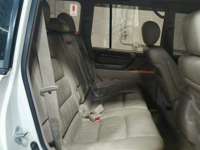 JT6HT00W6Y0088795 - 2000 LEXUS LX 470 WHITE photo 6