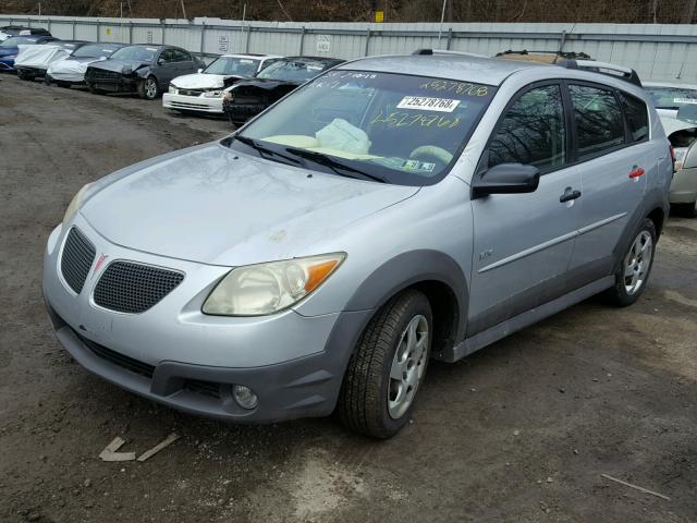 5Y2SL65816Z407394 - 2006 PONTIAC VIBE SILVER photo 2