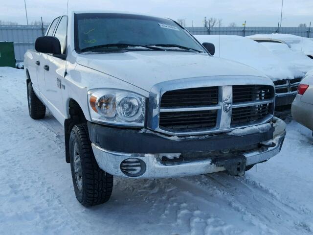 3D7KS28D98G112668 - 2008 DODGE RAM 2500 S WHITE photo 1