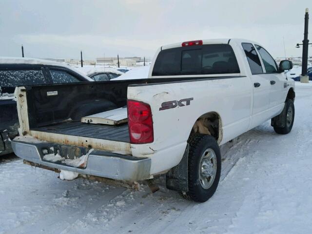 3D7KS28D98G112668 - 2008 DODGE RAM 2500 S WHITE photo 4