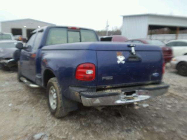 1FTEX07L6VKB61384 - 1997 FORD F150 Bleu photo 3