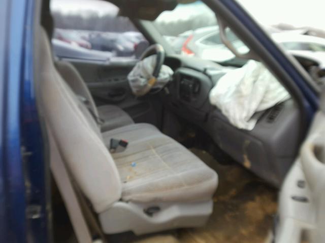 1FTEX07L6VKB61384 - 1997 FORD F150 Bleu photo 5
