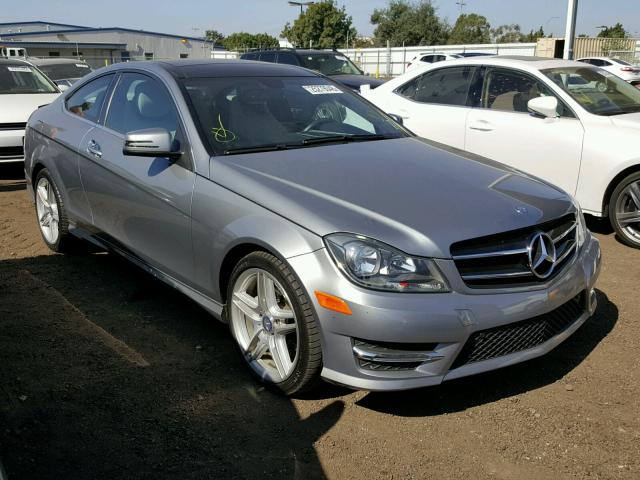 WDDGJ4HBXDG098594 - 2013 MERCEDES-BENZ C 250 GRAY photo 1