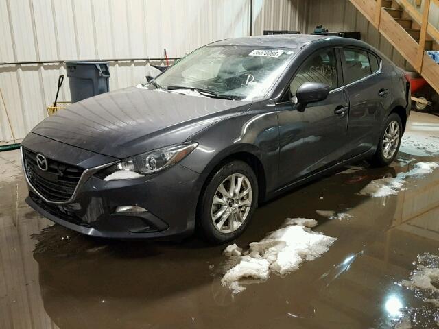 3MZBM1V7XEM103758 - 2014 MAZDA 3 TOURING GRAY photo 2