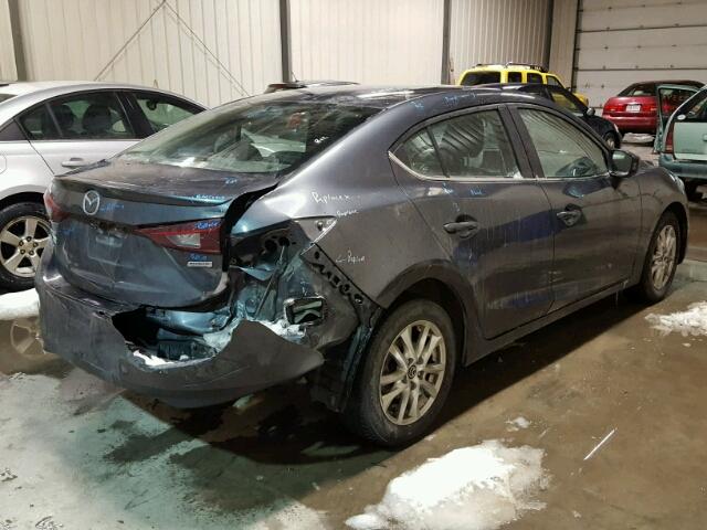 3MZBM1V7XEM103758 - 2014 MAZDA 3 TOURING GRAY photo 4