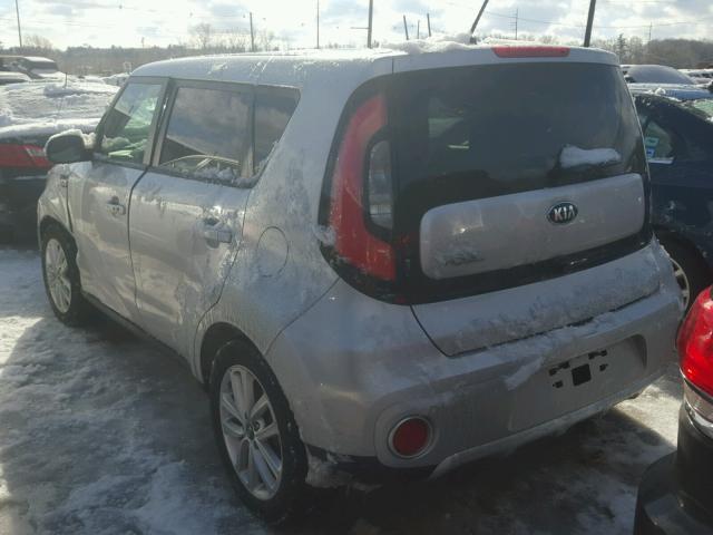 KNDJP3A56H7463355 - 2017 KIA SOUL + SILVER photo 3