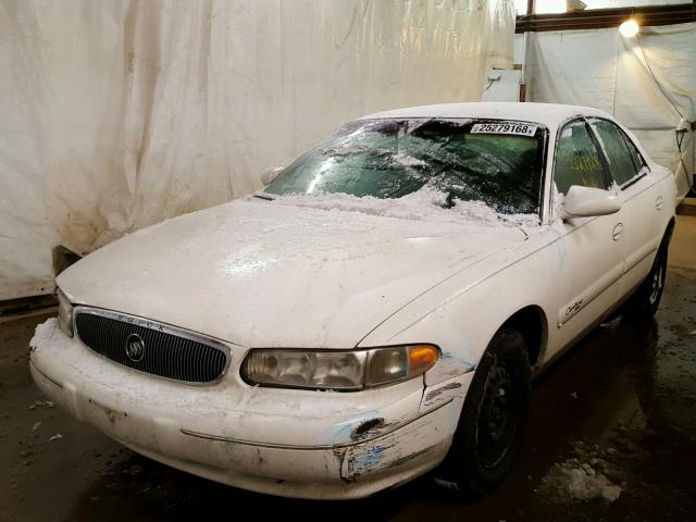 2G4WS52J211114896 - 2001 BUICK CENTURY CU WHITE photo 2