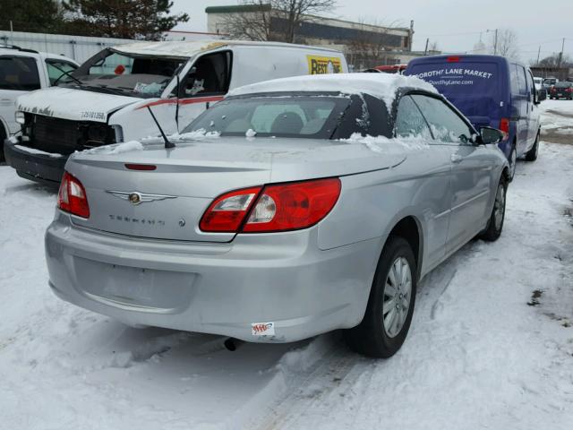 1C3LC45K78N675157 - 2008 CHRYSLER SEBRING SILVER photo 4