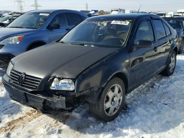 3VWSE29M8YM102955 - 2000 VOLKSWAGEN JETTA GLS BLACK photo 2