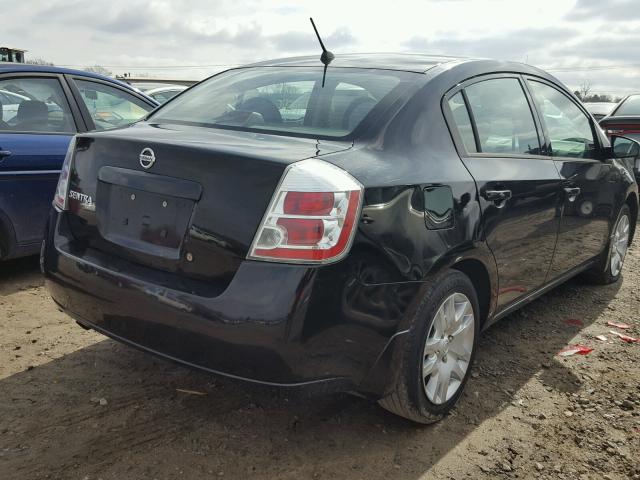 3N1AB61E18L705340 - 2008 NISSAN SENTRA 2.0 BLACK photo 4