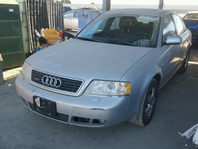 WAUED54B61N103962 - 2001 AUDI A6 2.7T QU SILVER photo 2