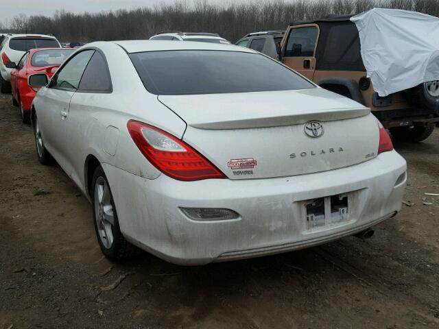 4T1CA30P17U113561 - 2007 TOYOTA CAMRY SOLA WHITE photo 3