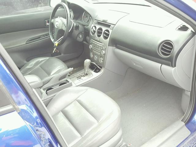 1YVFP80CX35M44390 - 2003 MAZDA 6 I Көк фото 5