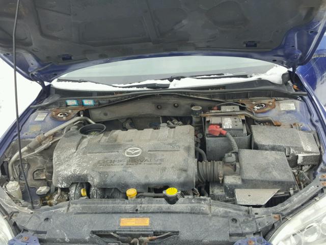 1YVFP80CX35M44390 - 2003 MAZDA 6 I Көк фото 7